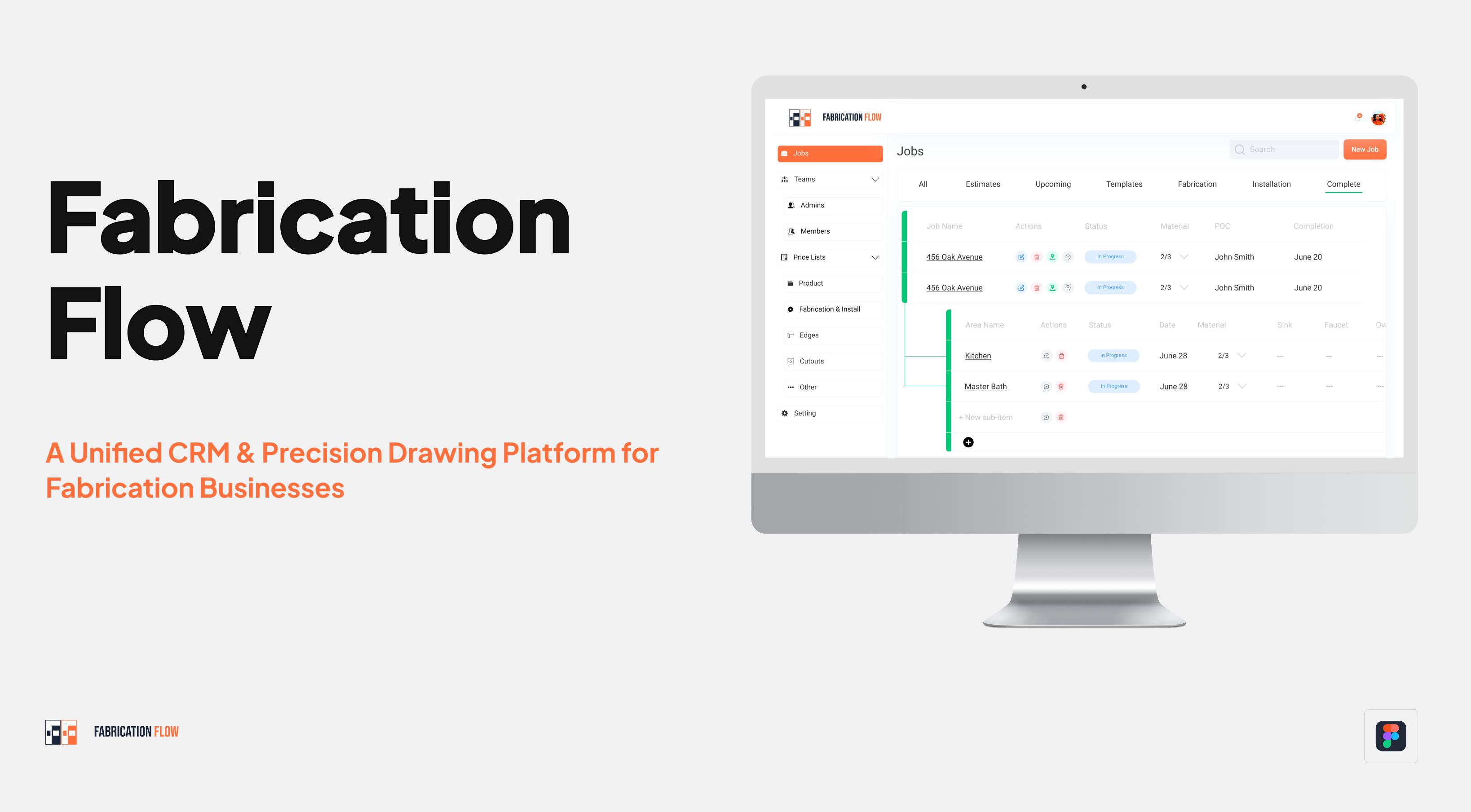 SaaS CRM & 2D Precision Drawing Platform